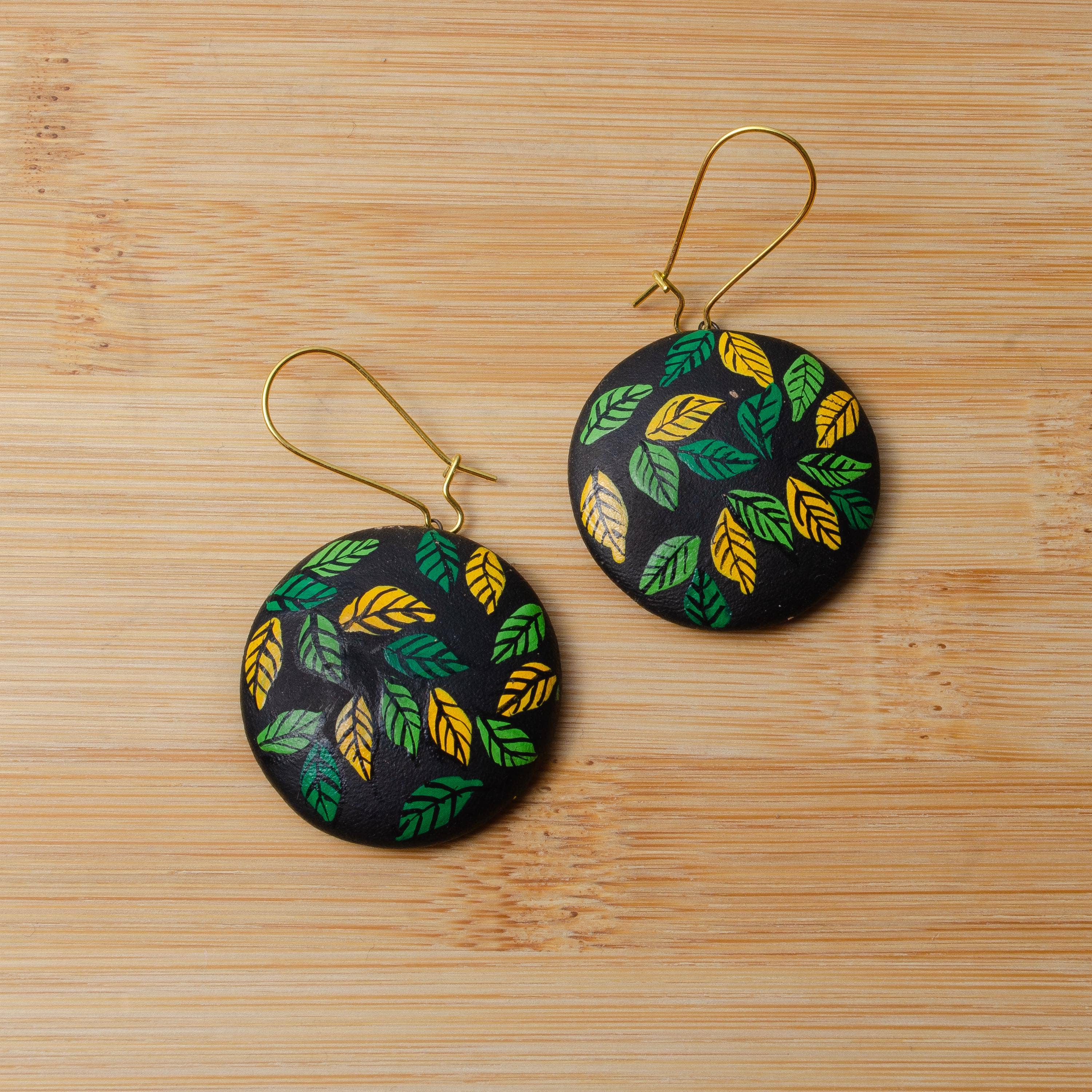 Leaf Jewelry Set | Clay Jewelry | Fall Leaves Jewelry