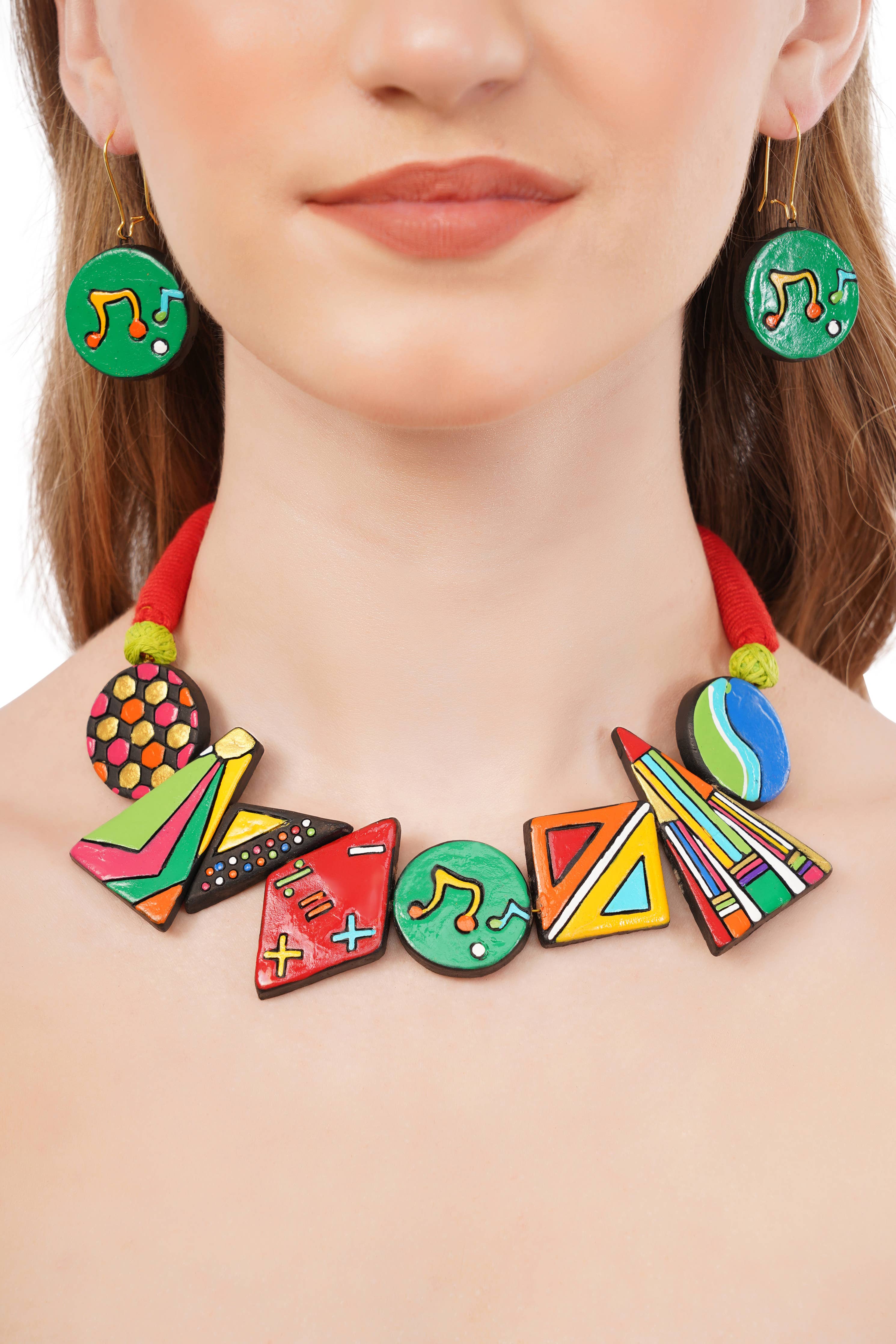Music Notes Jewelry Set | Clay Jewelry | Back To School Set