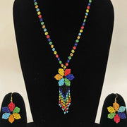 Multicolored Beaded Flower Set | Beaded Jewelry | Floral