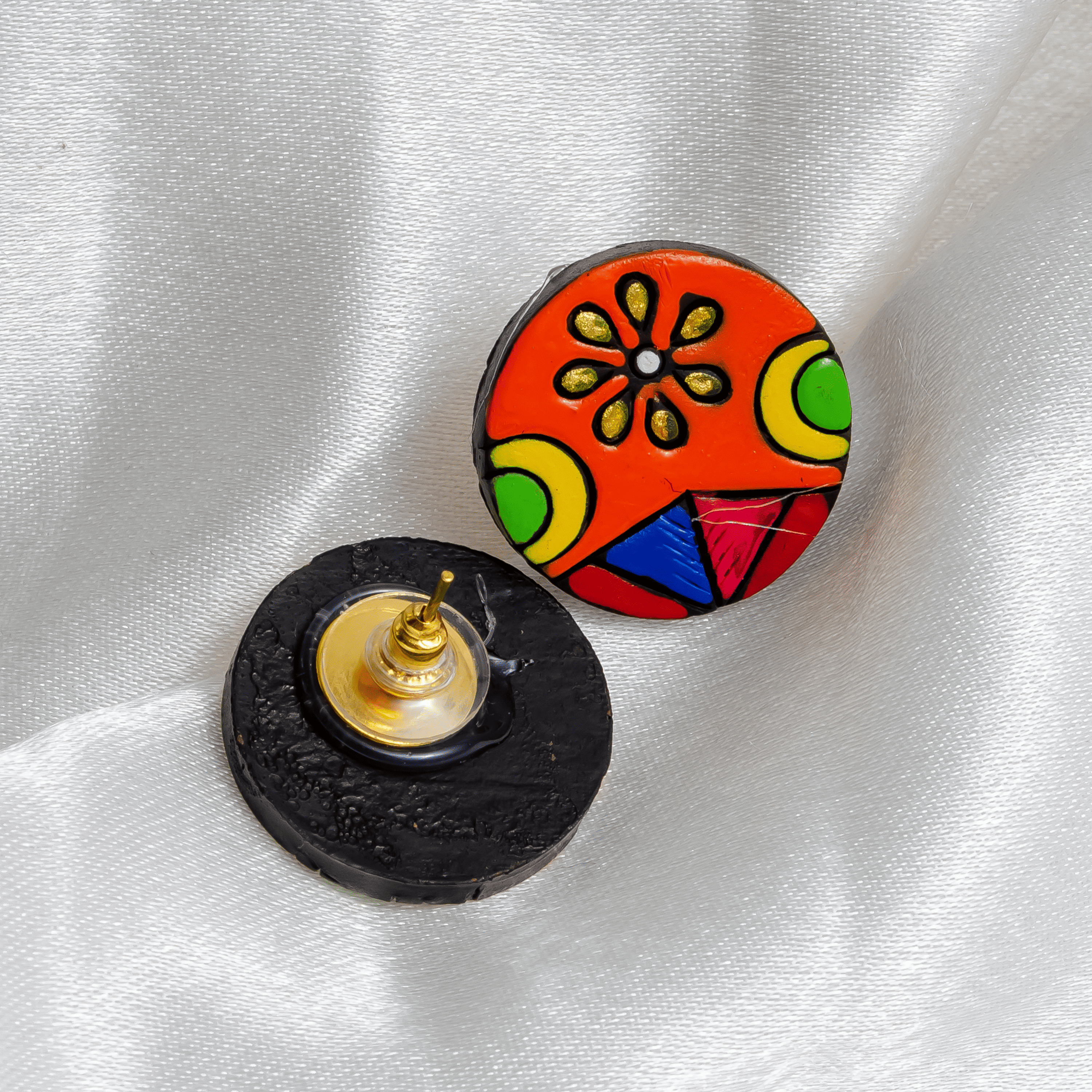 Dainty Earring Set | Clay Jewelry | 6-Pack Studded Earrings