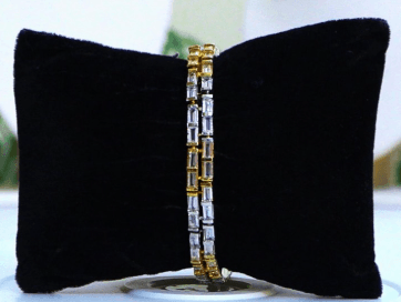 Ruby Floral Sparkle Bangles