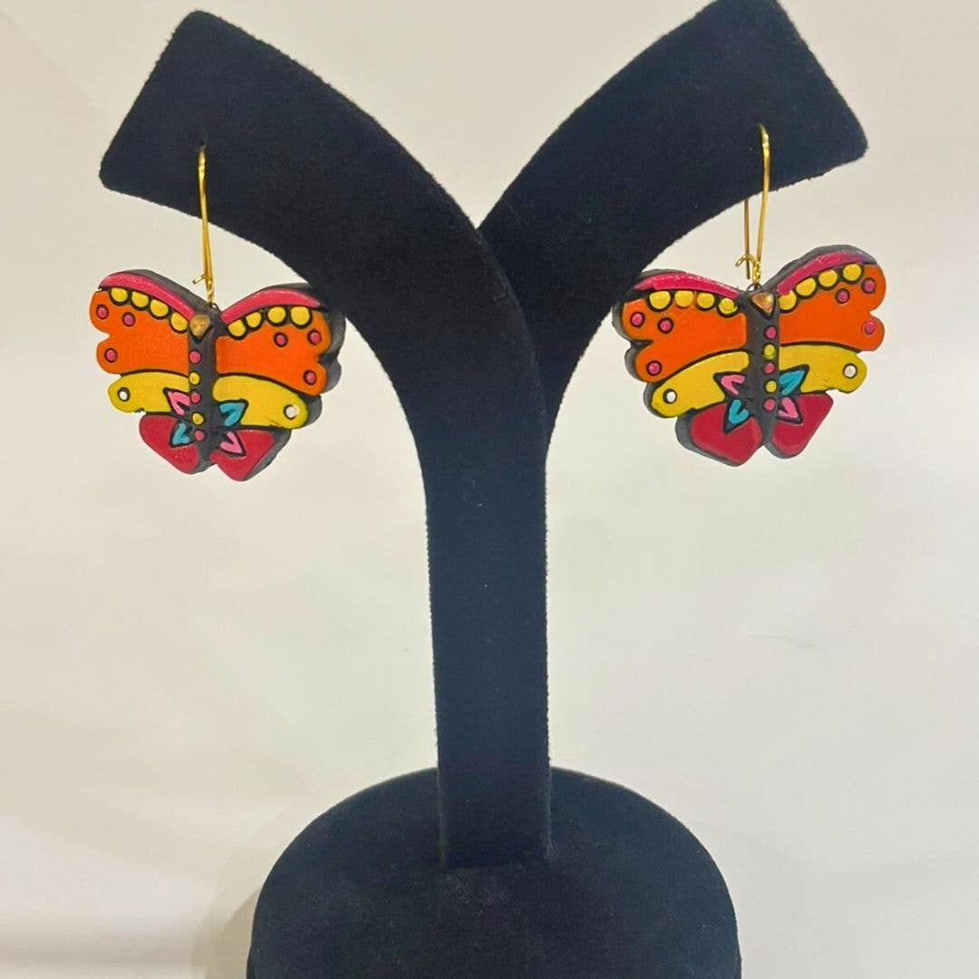 Butterfly Multicolored Jewelry Set | Clay Jewelry | Boho Set