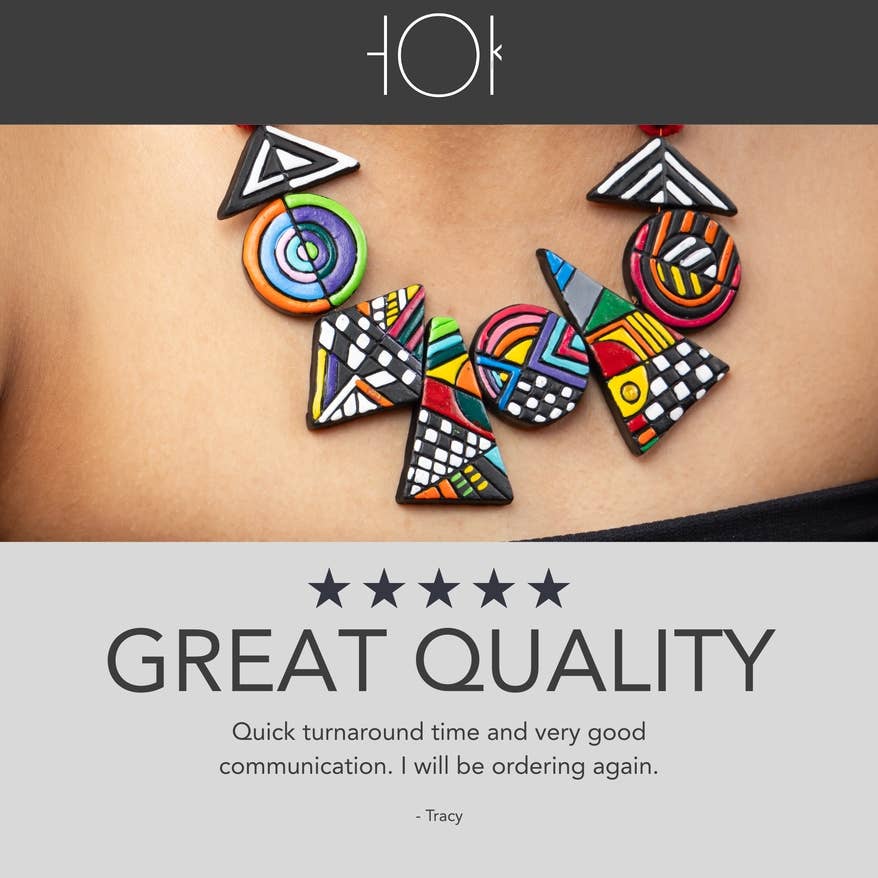 Multicolor Geometric Jewelry Set | Beaded Jewelry | Beads