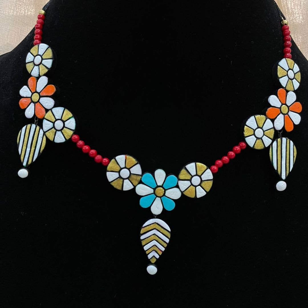 Dainty Flower Jewelry Set | Clay Jewelry | Floral Jewelry