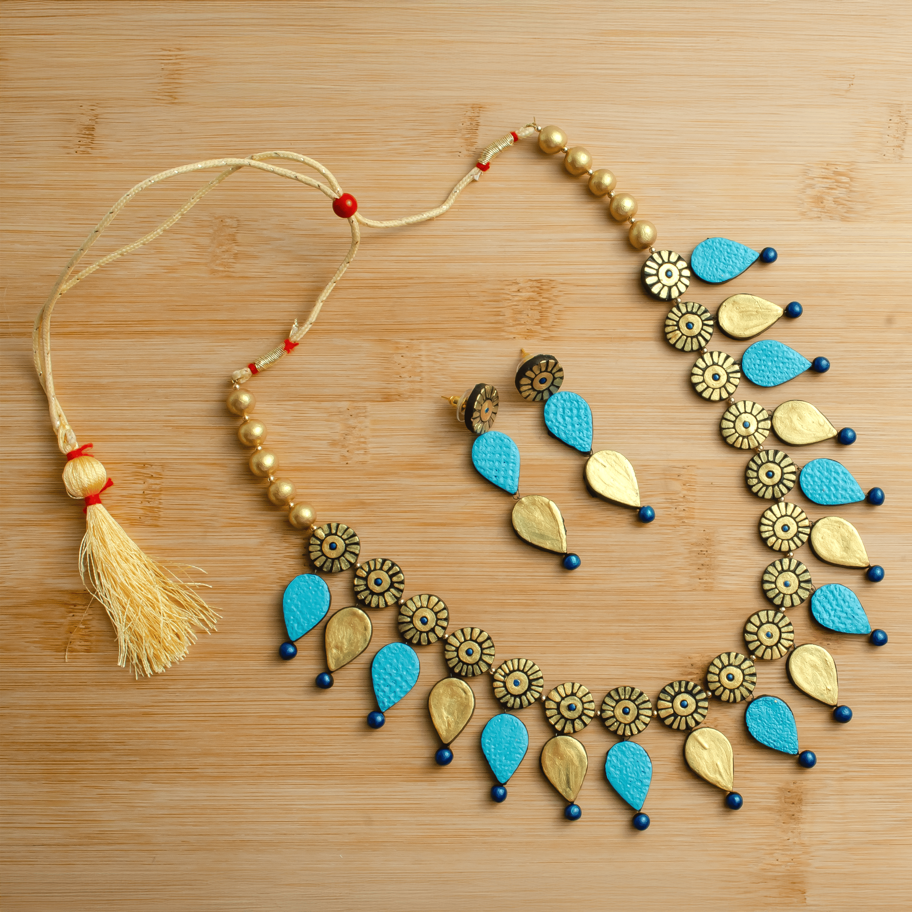 Water Droplet Jewelry Set | Clay Jewelry | Purple Jewelry